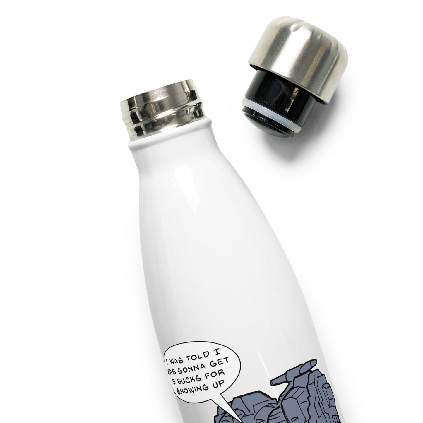 Five Bucks Stainless Steel Water Bottle